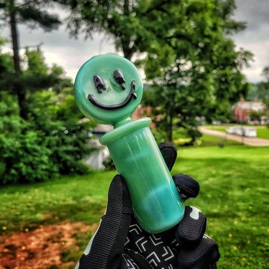 "Aqua Melting Smiley Face" Dr.Dabber Attachment By Ryder Glass