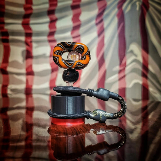 "Tribal Swirl" JNG Glass X Tuff Tether Combo