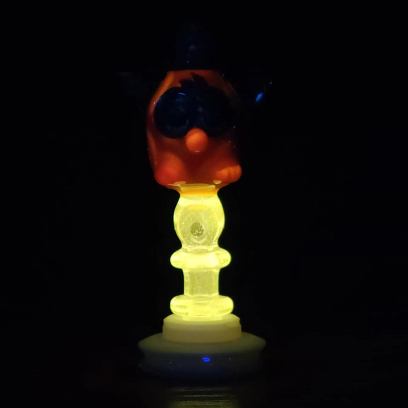 "UV Yellow Furby" Joystick By Lazy Glass