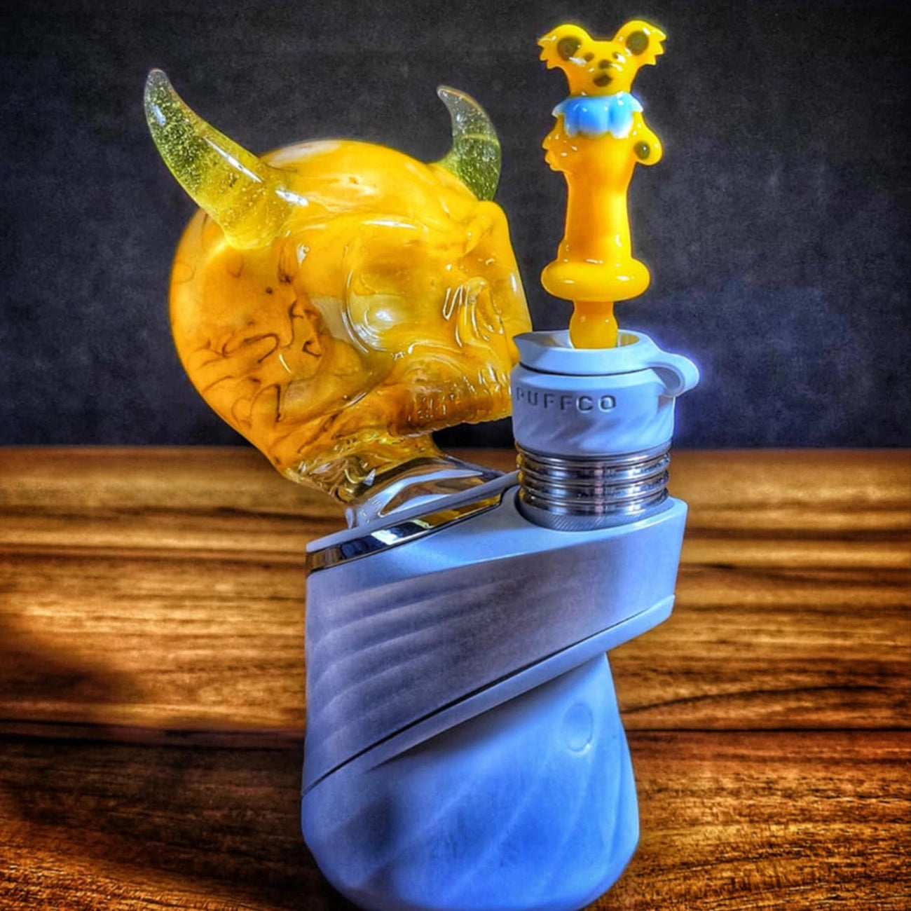 "Yellow Deadhead" Puffco Device Christmas Bundle