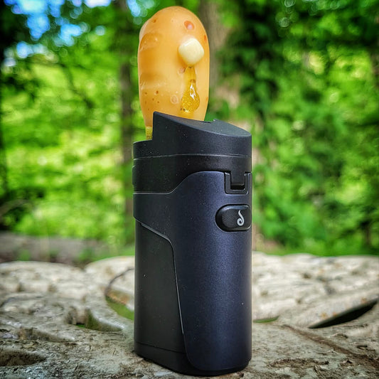 "#1 Butter Potato" Dr. Dabber Ghost 2 Top By Alec Blows Glass
