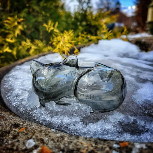 "Alley Cat" Hand Pipe By Hemper Glass