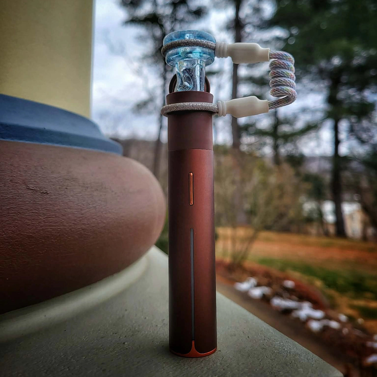 "Rainbow Blues UV" Aj Surf City X Tuff Tether Pivot Tip Combo