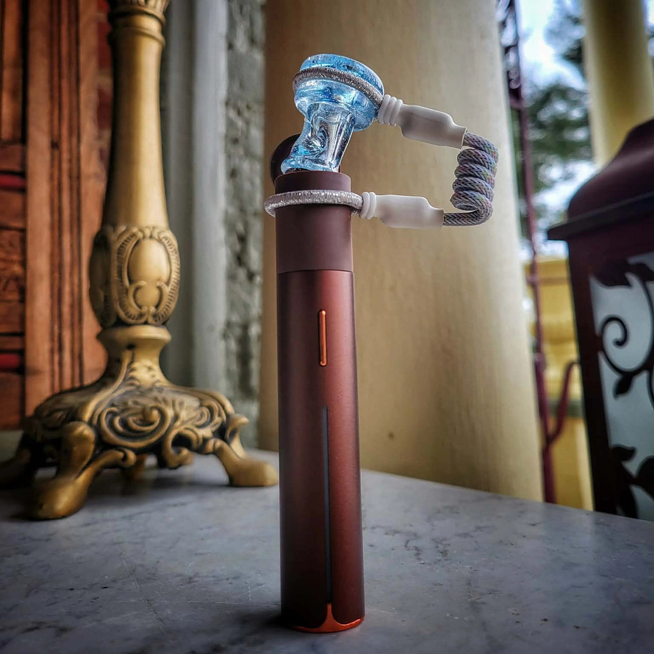 "Rainbow Blues UV" Aj Surf City X Tuff Tether Pivot Tip Combo