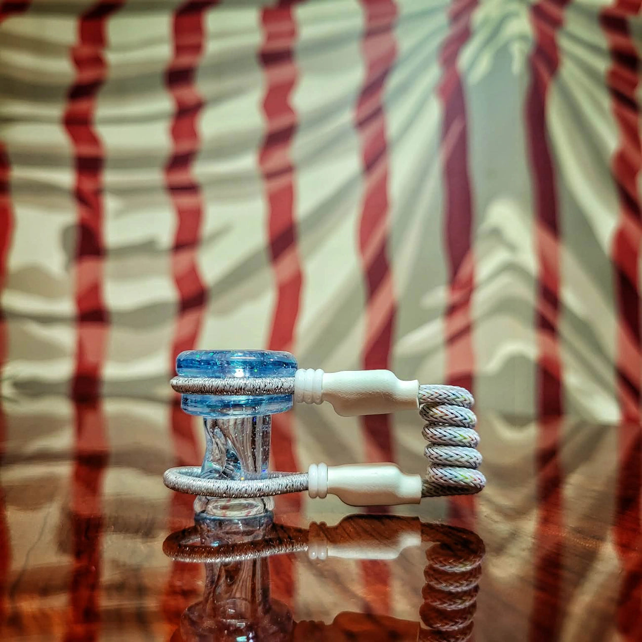 "Rainbow Blues UV" Aj Surf City X Tuff Tether Pivot Tip Combo