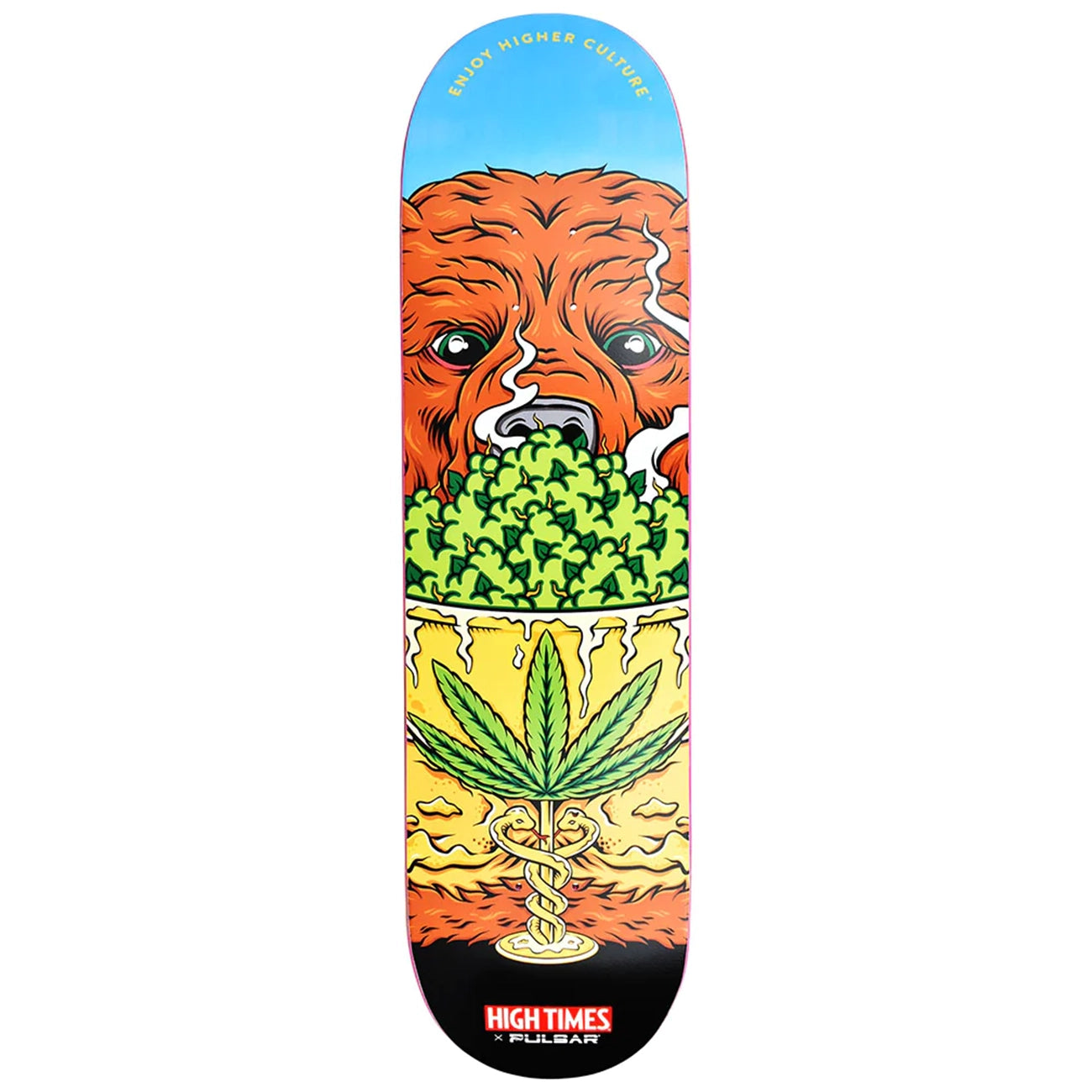 High Times X Pulsar "Cannabear" Skate Deck