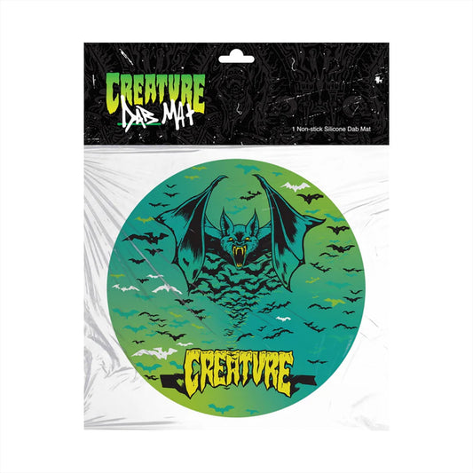 "7.8" Bats Silicone Dab Mat" By Creature Glass