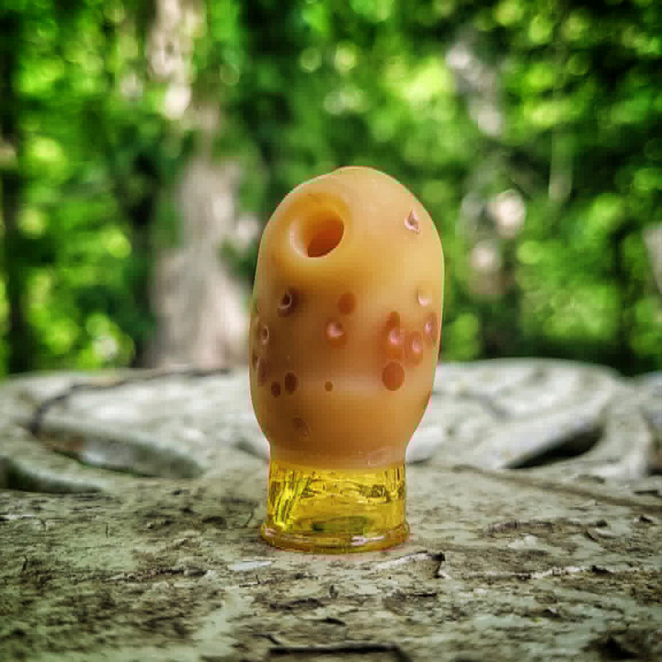 "#3 Butter Potato" Dr. Dabber Ghost 2 Top By Alec Blows Glass