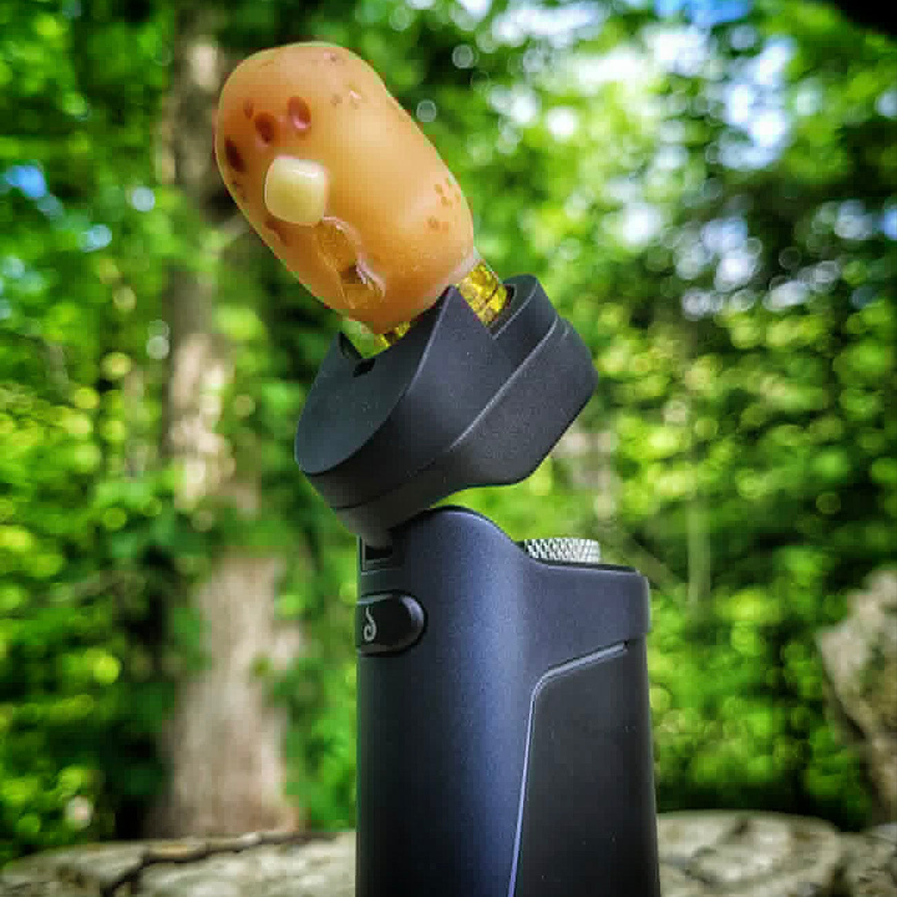 "#3 Butter Potato" Dr. Dabber Ghost 2 Top By Alec Blows Glass