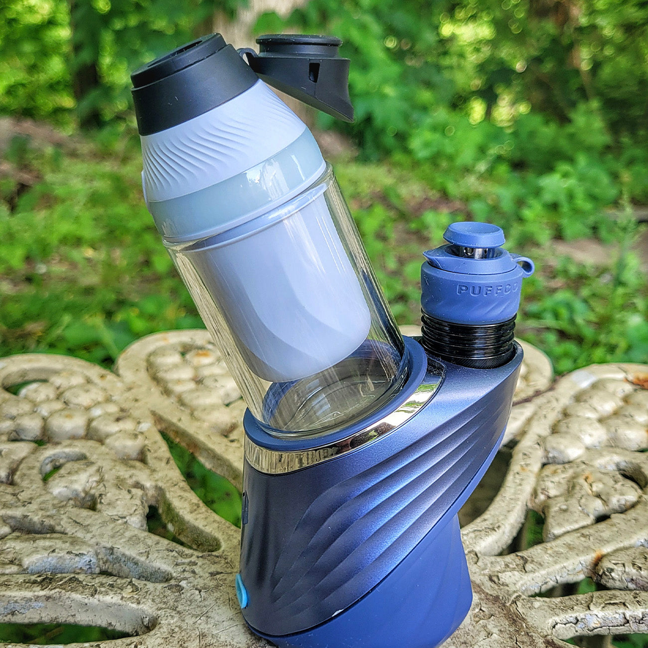 Dual Core Puffco Attachment By Finn Glass X Nope2Dope Pivot To Core Adapter Combo