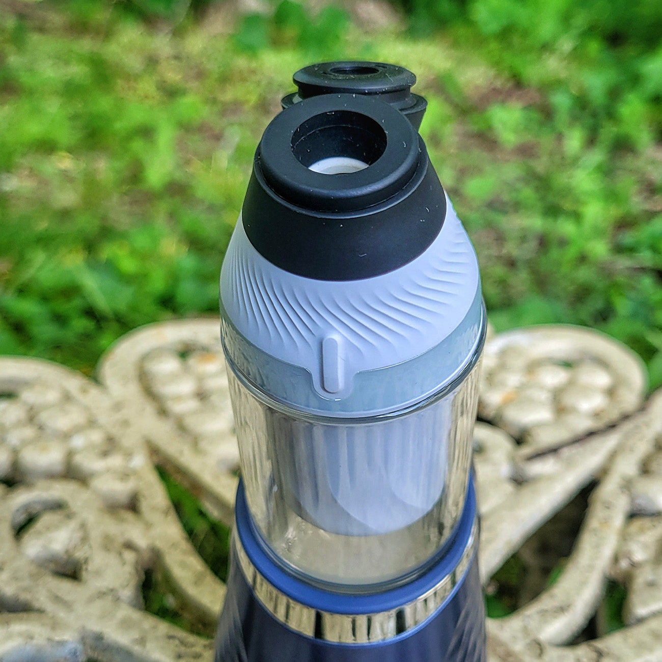 Dual Core Puffco Attachment By Finn Glass X Nope2Dope Pivot To Core Adapter Combo