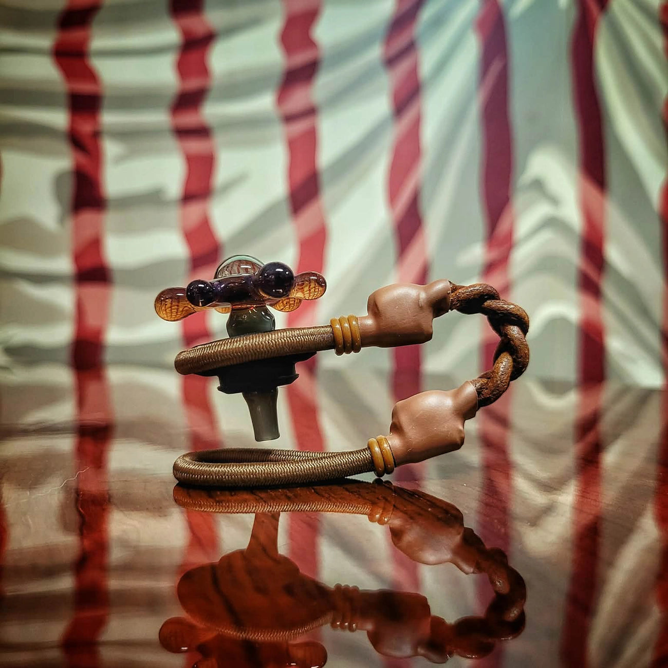 "Little John's Roots" OBE906 Glass X Tuff Tether Combo