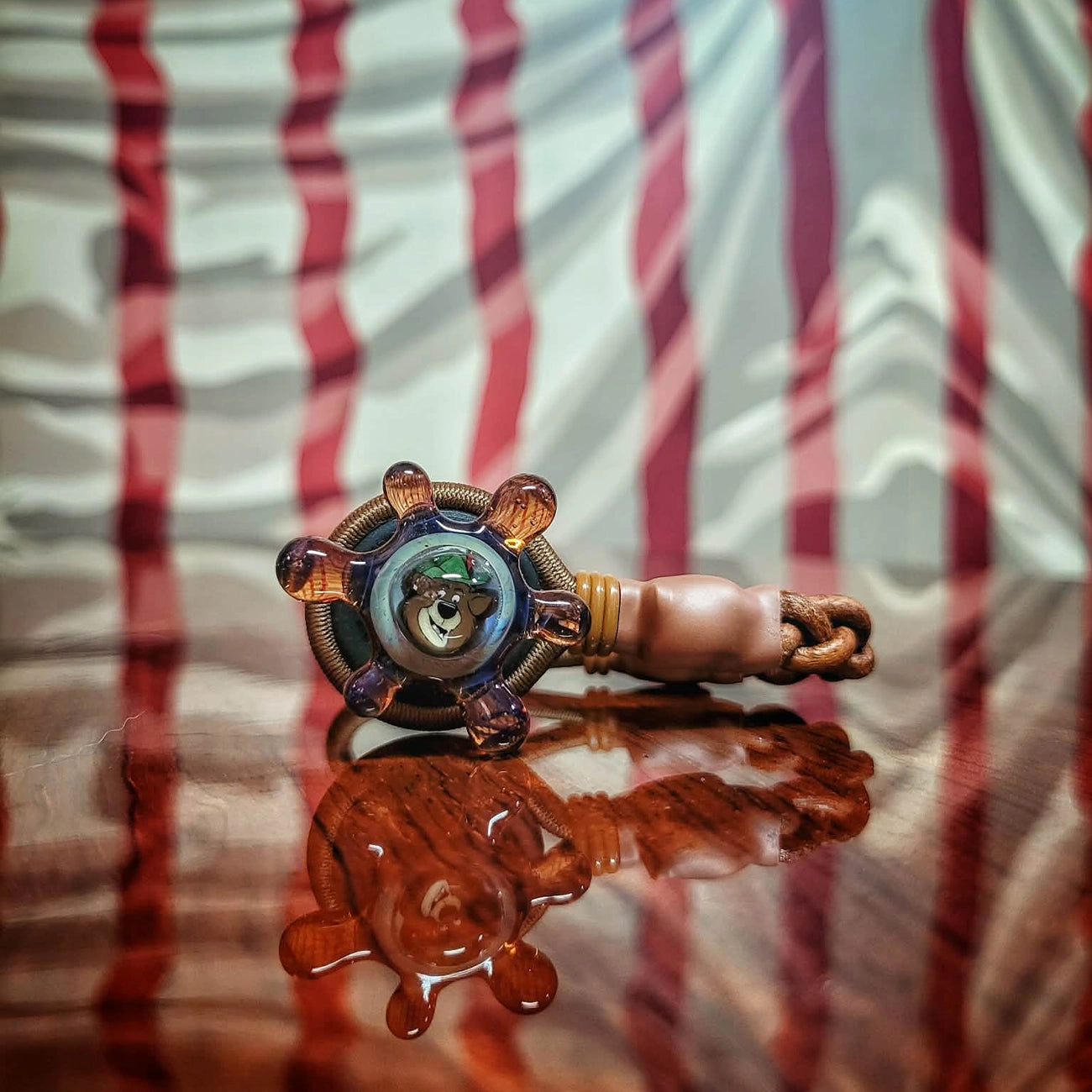 "Little John's Roots" OBE906 Glass X Tuff Tether Combo