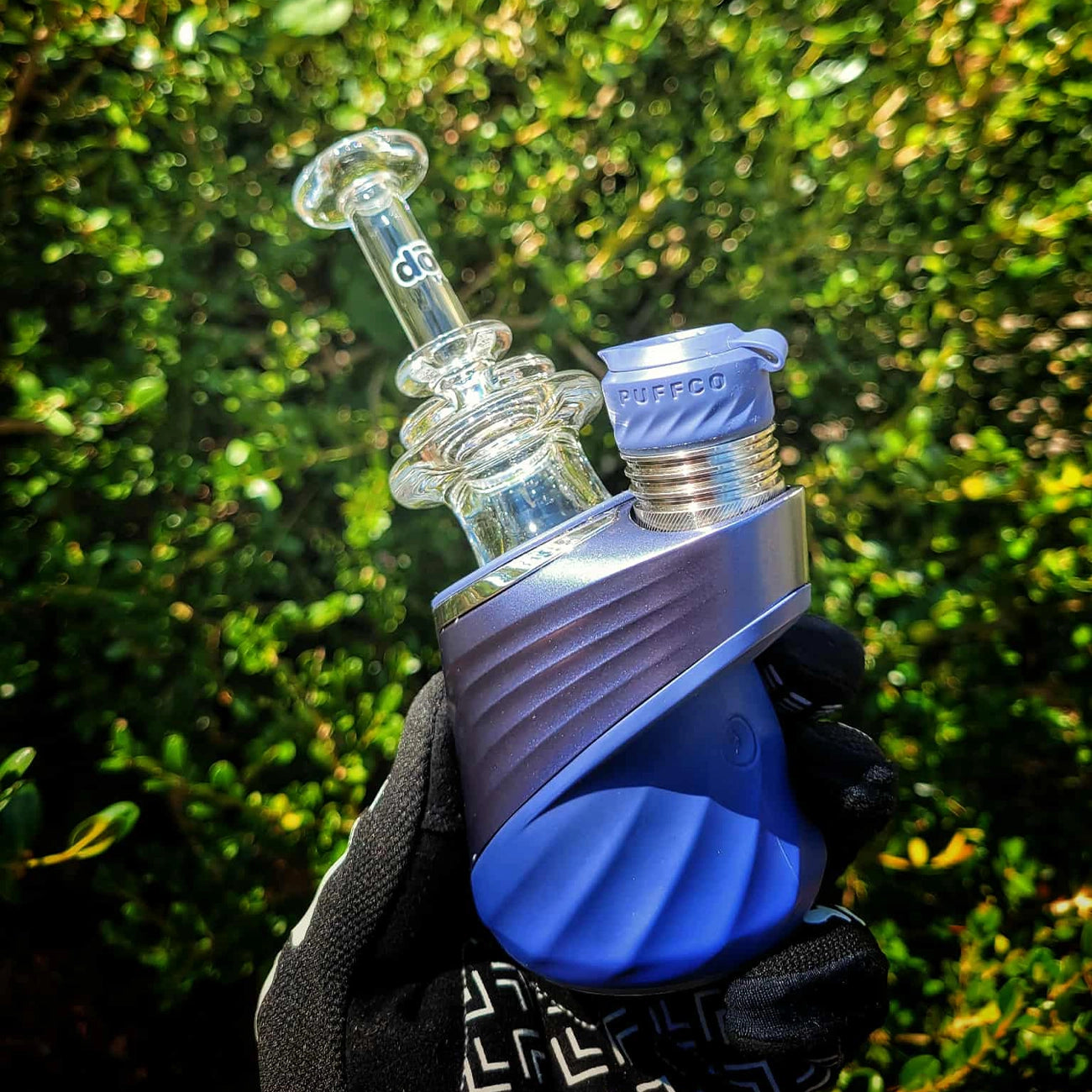 "Clear Dry Bell" Puffco Dry Top By Dop Glass