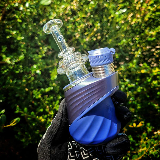 "Clear Dry Bell" Puffco Dry Top By Dop Glass