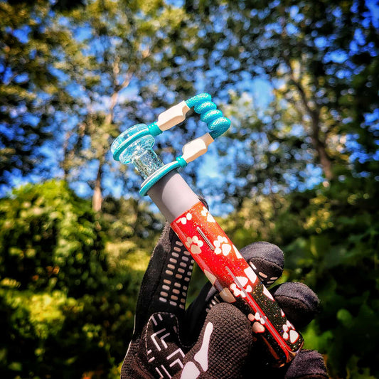 "UV Crystal Skies" Aj Surf City X Tuff Tether Pivot Tip Combo
