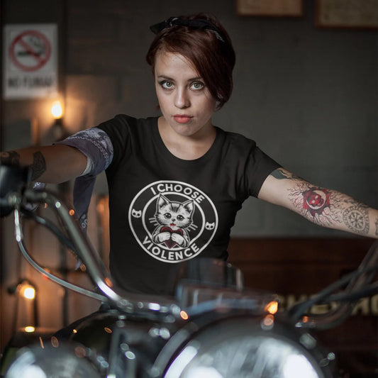 "I Choose Violence" Classic T-shirt By Cartel Ink