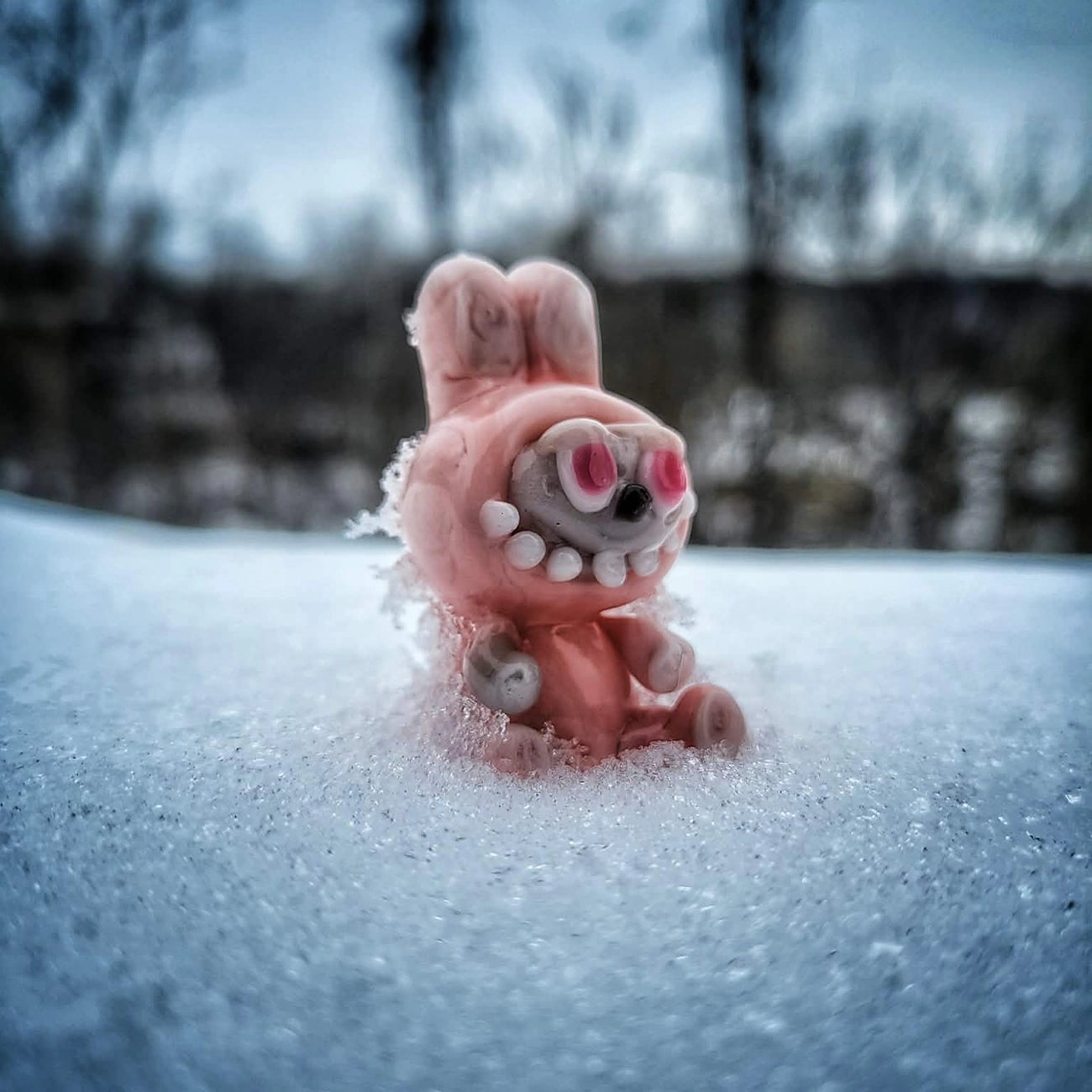 "Dada Lapufpuf" Pivot Tip By Tammy Baller Glass