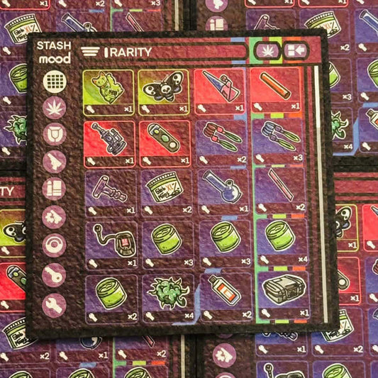 "Dank Raiders" Moodmat By Dark Mountain Cult & Lucky Cat Smoke Shop