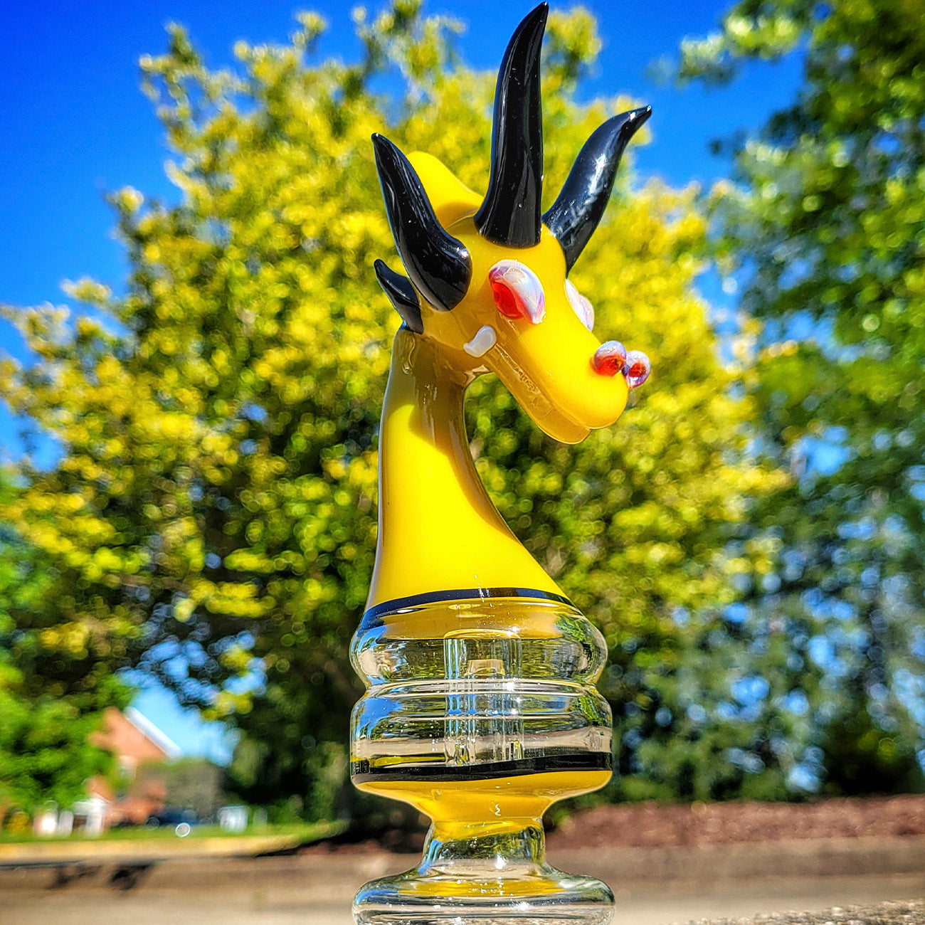 "Yellow Dragon" Puffco Attachment