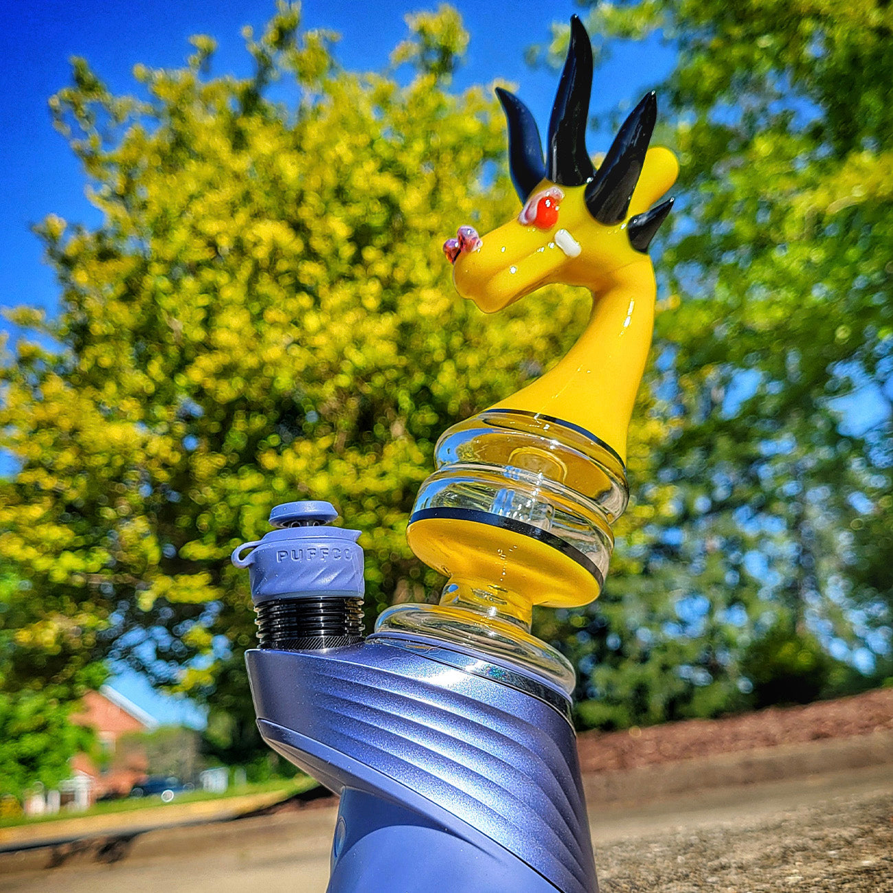 "Yellow Dragon" Puffco Attachment
