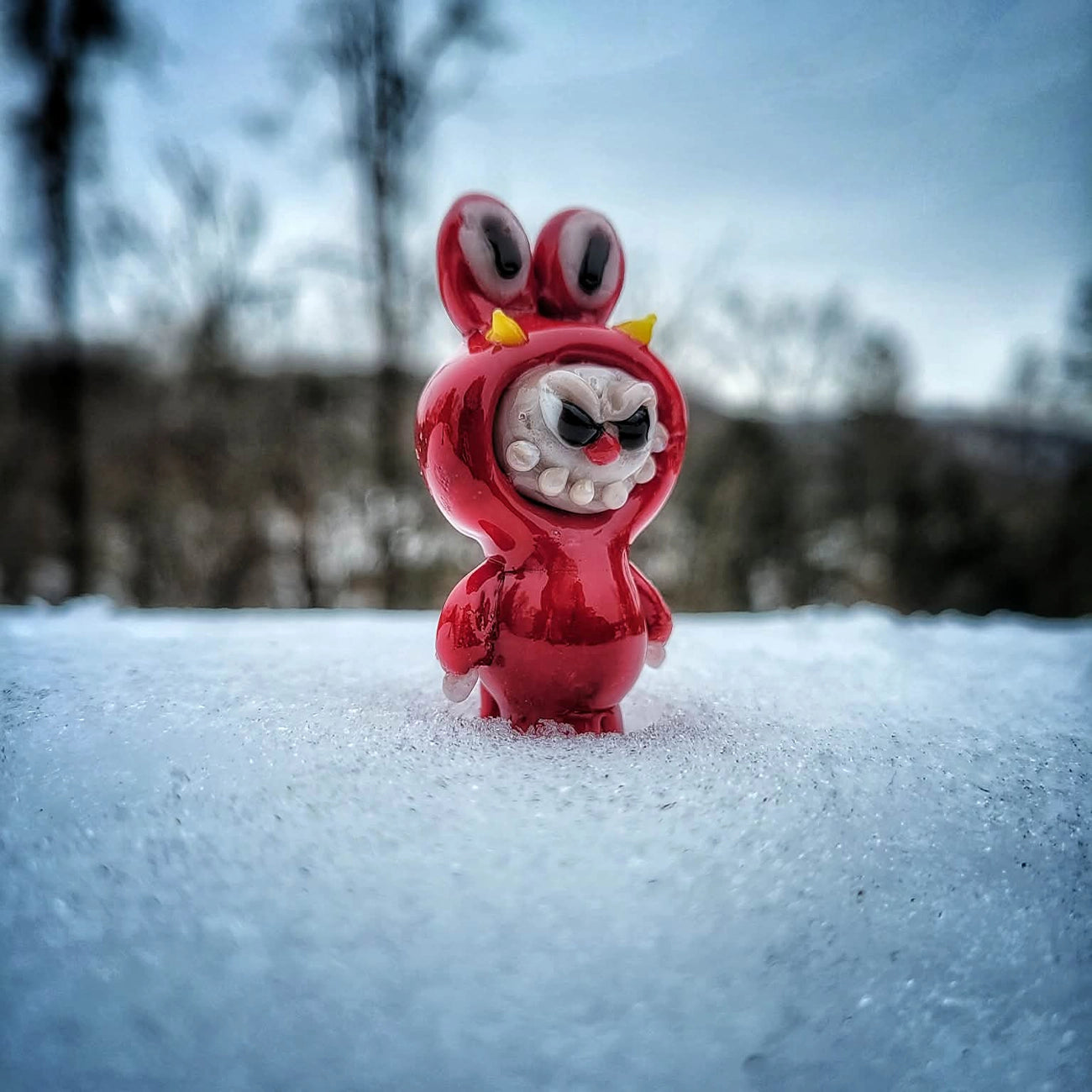 "Luci Lapufpuf" Pivot Tip By Tammy Baller Glass