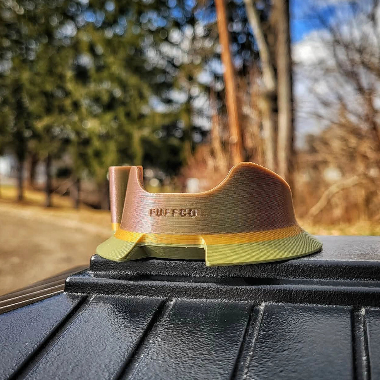 "Forest Desert Fade" Puffco Peak Pro Stabilizing Base By Derek Holtzapfel