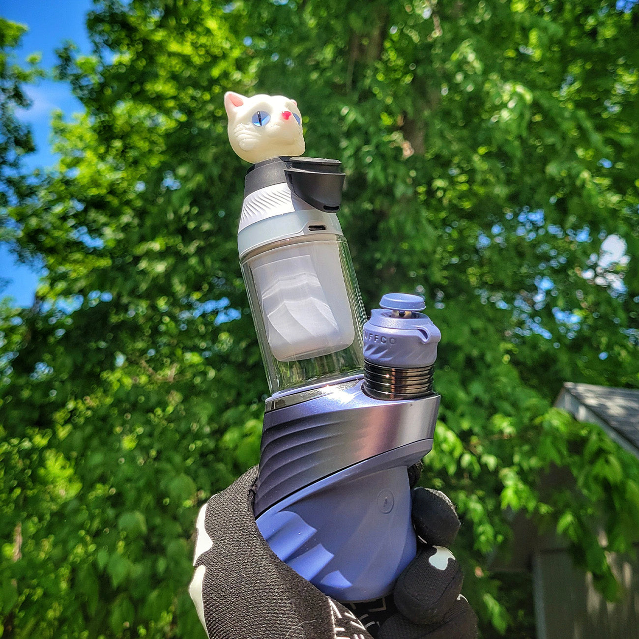 Dual Core Puffco Attachment By Finn Glass X Nope2Dope Pivot To Core Adapter Combo