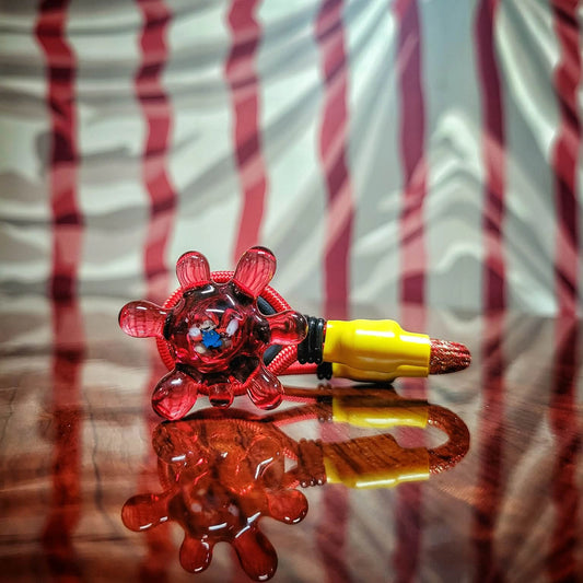 "Flexin Mario" OBE906 Glass X Tuff Tether Combo