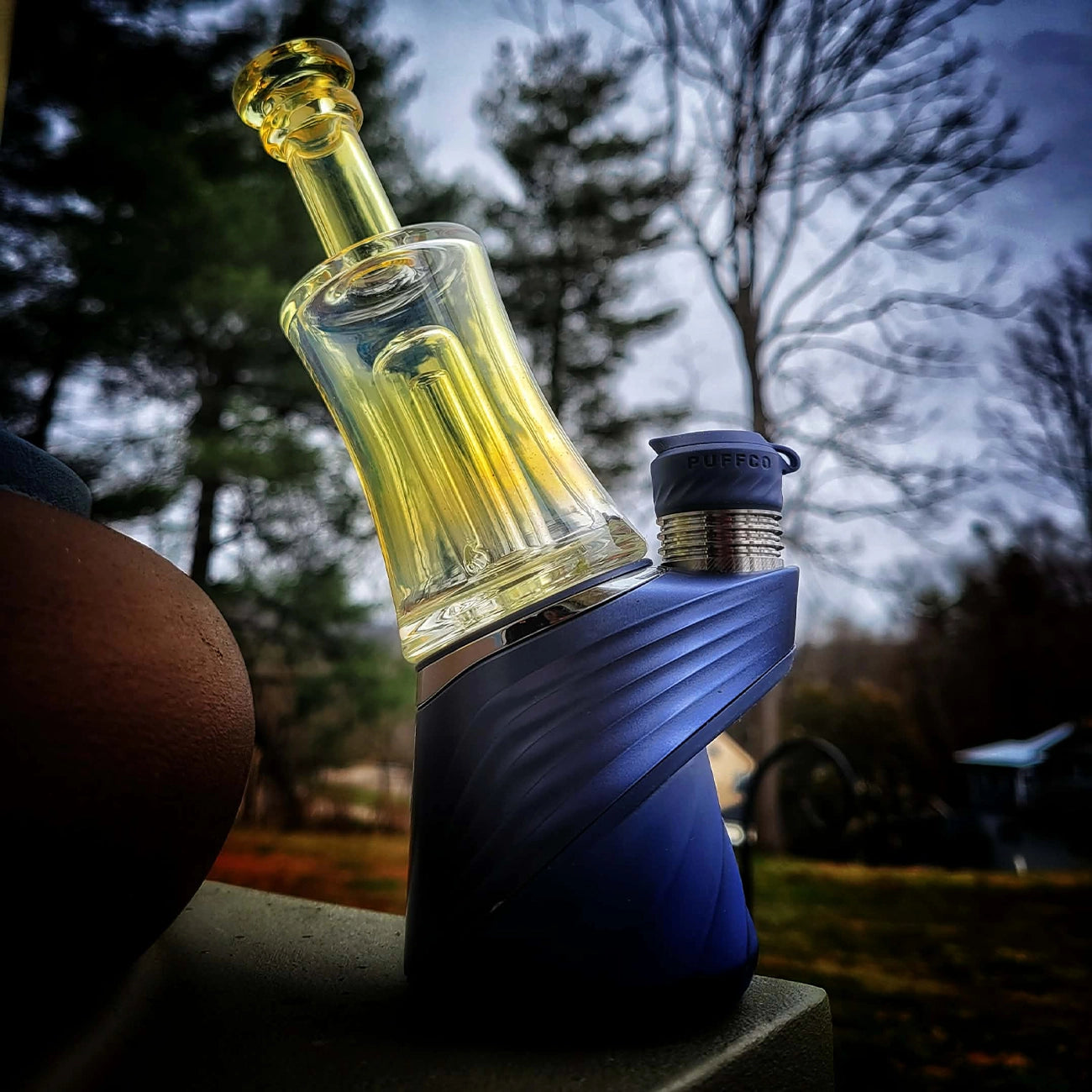 "Fumed Chugger" Puffco Attachment By Greek Glass