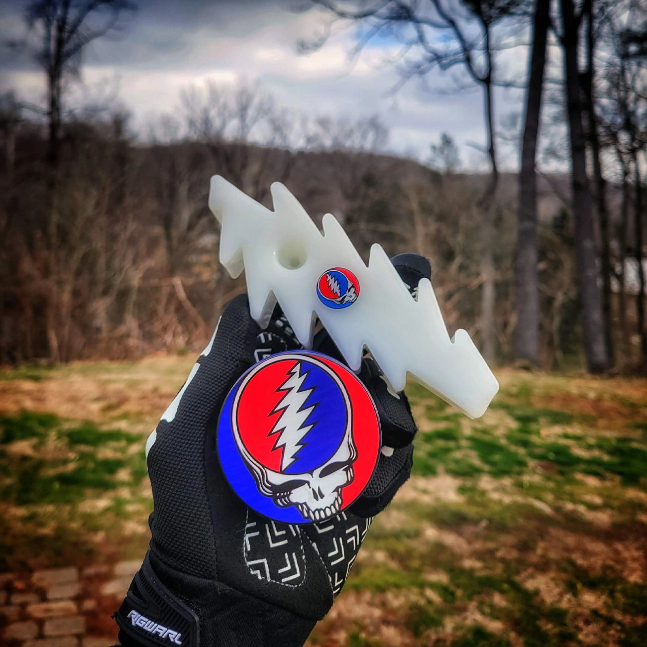 "Lighting Bolt Collectible Bus" Handpipe Set By Grateful Dead & Gear Premium