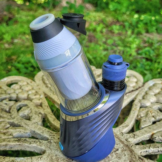 Dual Core Puffco Attachment By Finn Glass X Nope2Dope Pivot To Core Adapter Combo