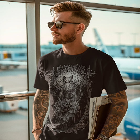 "Ghost Kitty" Classic T-shirt By Vampire Freaks