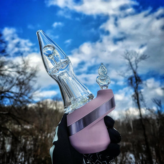 "Ghost Lava" Puffco Top & Joystick Combo By Greek Glass & The Real Rich Brian