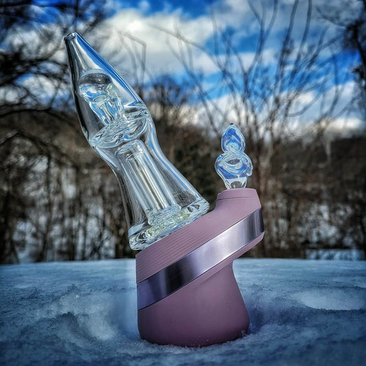 "Ghost Lava" Puffco Top & Joystick Combo By Greek Glass & The Real Rich Brian