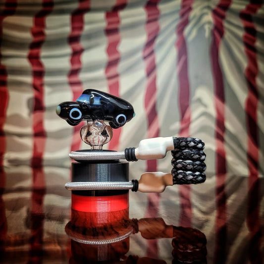 "Ghostly Buggy #1 UV" JNG Glass X Tuff Tether Combo