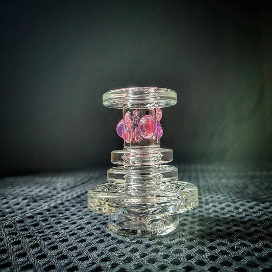 "Telemagenta" Focus.V Spotted Dry Top By Aj Surf City