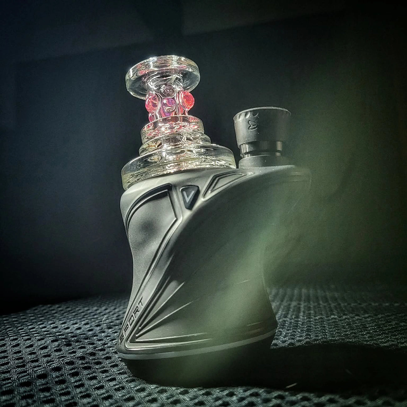 "Telemagenta" Focus.V Spotted Dry Top By Aj Surf City