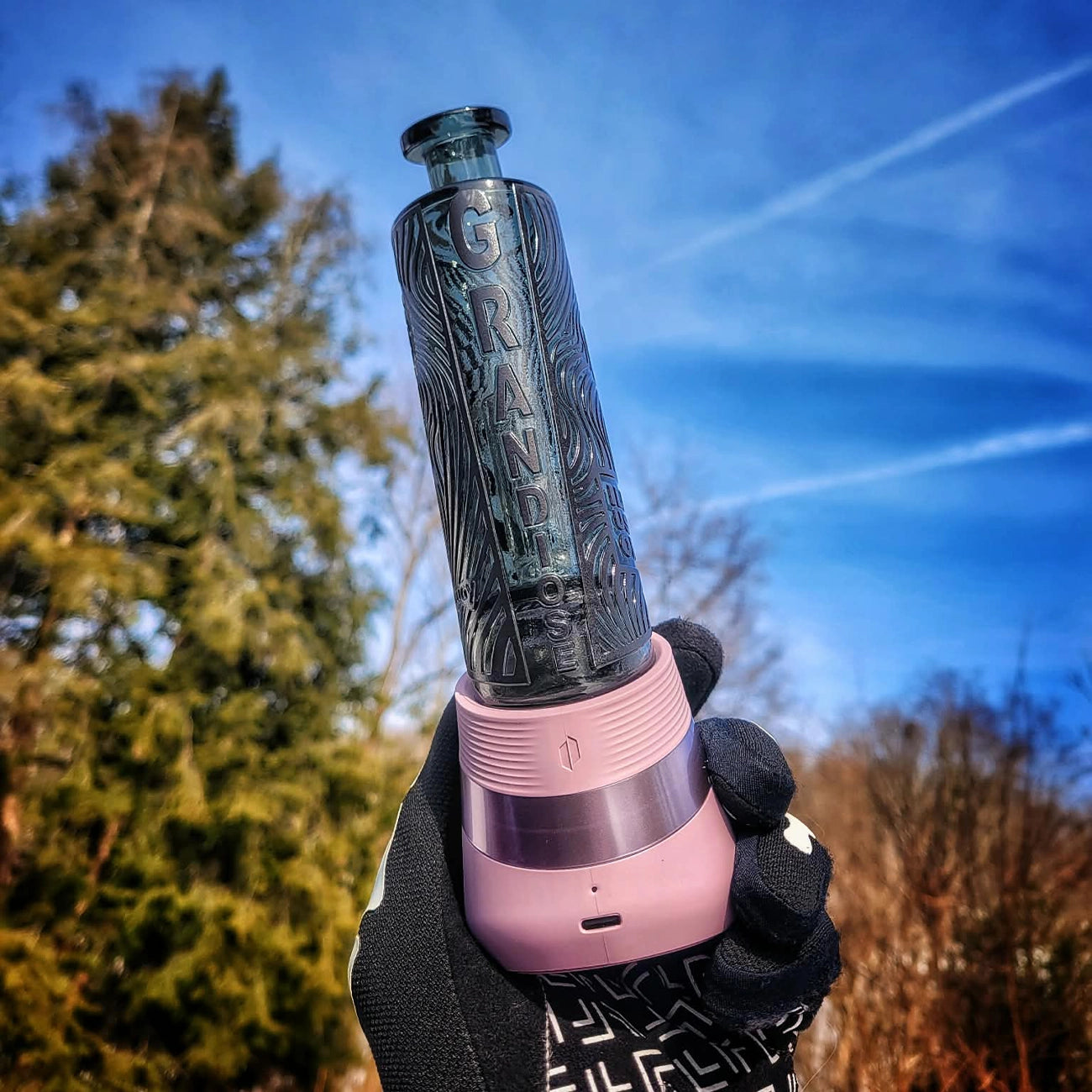 "Smoked Illusion 1: Grandiose" Puffco Attachment By Milkyway Glass