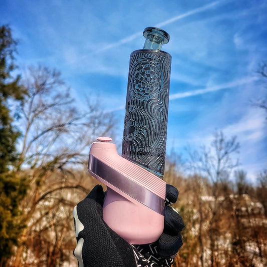 "Smoked Illusion 1: Grandiose" Puffco Attachment By Milkyway Glass