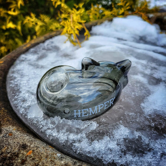 "Alley Cat" Hand Pipe By Hemper Glass