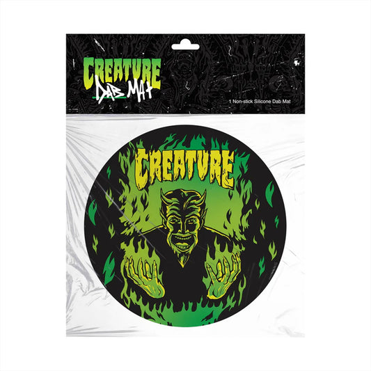 "7.8" Hell Silicone Dab Mat" By Creature Glass