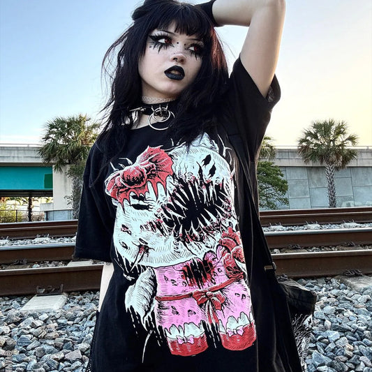 "Hell Kitty" Classic T-shirt By Vampire Freaks