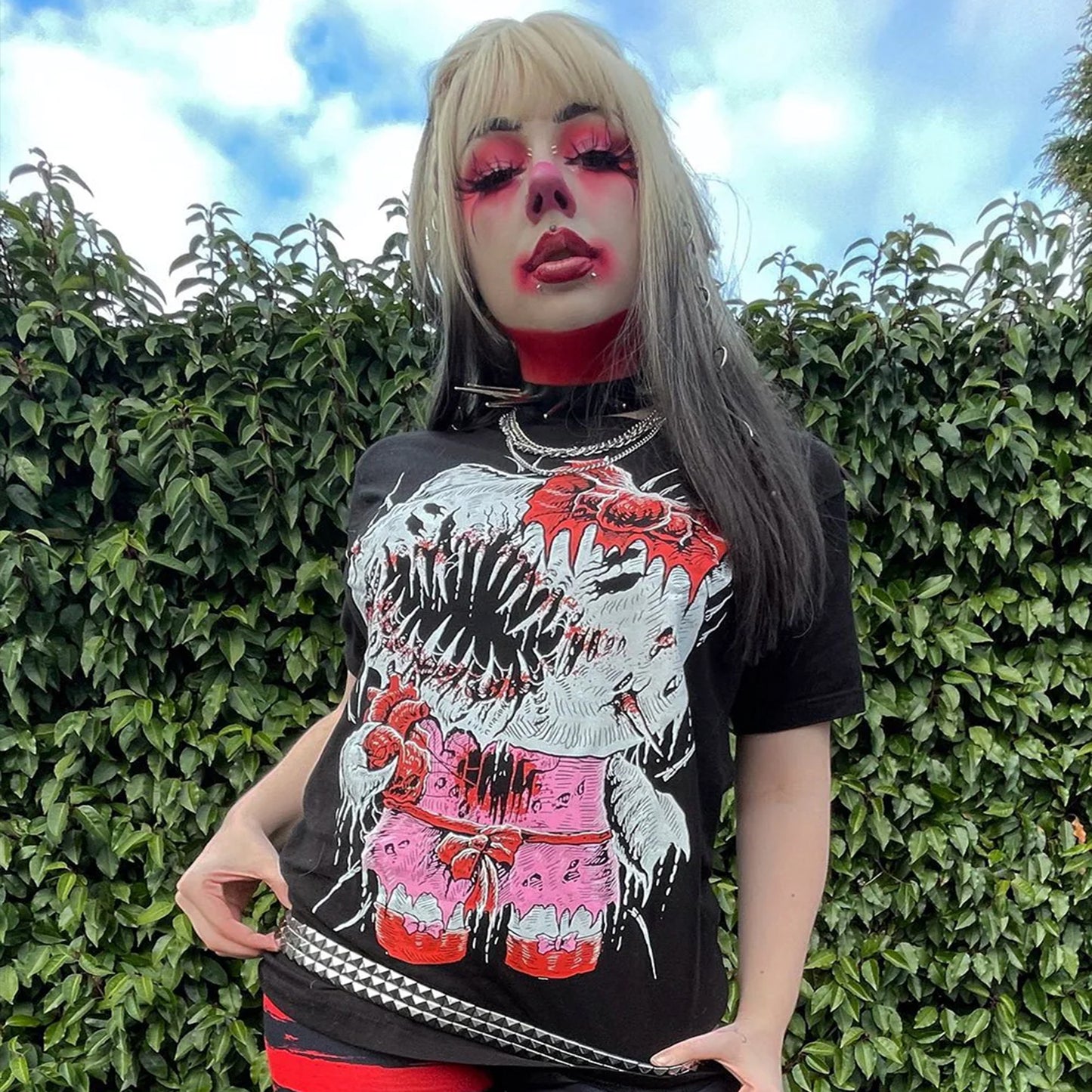 "Hell Kitty" Classic T-shirt By Vampire Freaks