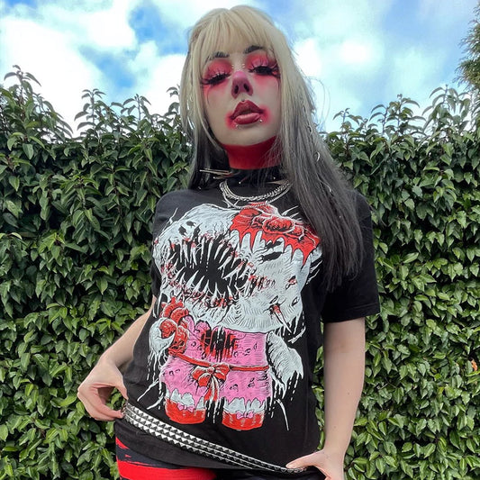 "Hell Kitty" Classic T-shirt By Vampire Freaks