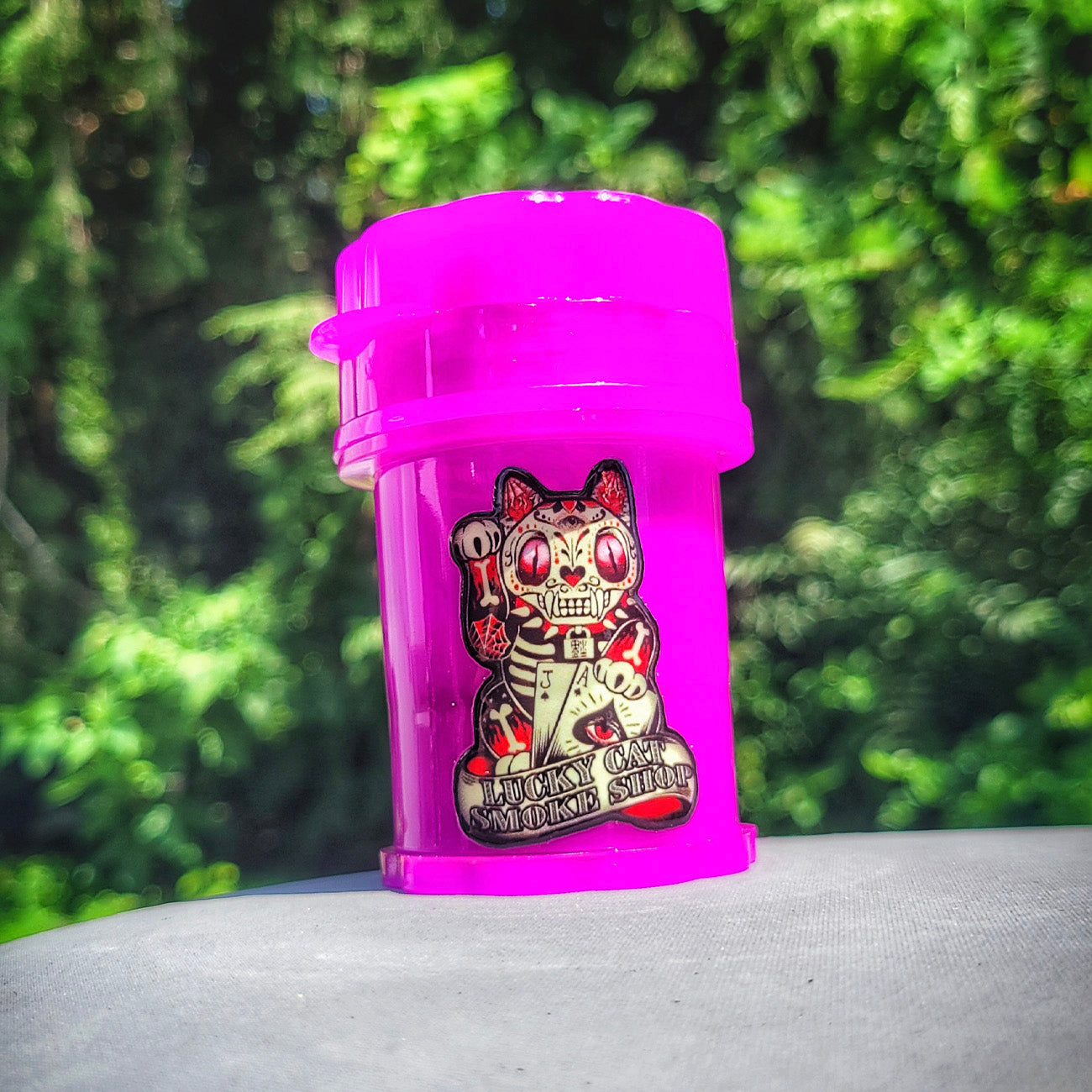 "Purple" Lucky Cat Herb Saver Grinder (Limited Edition)