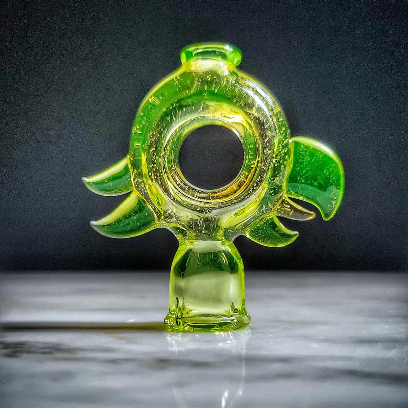 "Ion Swirl UV" Birdie Pivot Tip By RJ Glass