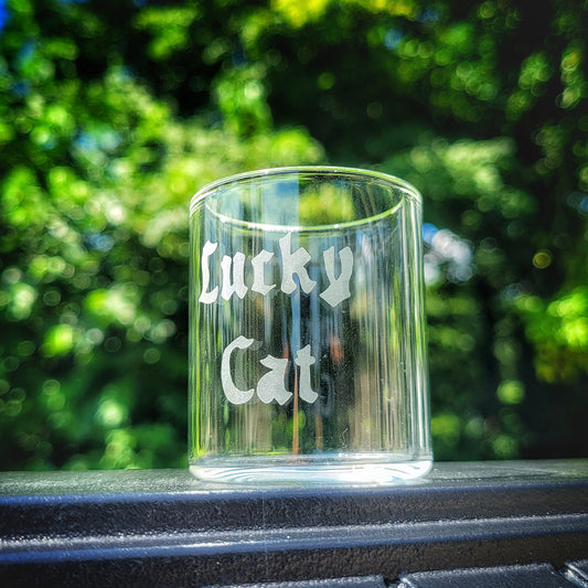 Limited Edition "Lucky Cat" Clear Puffco Proxy Core Cup By Finn Glass
