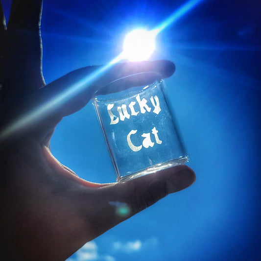 Limited Edition "Lucky Cat Clear" Puffco Proxy Core Cup By Finn Glass
