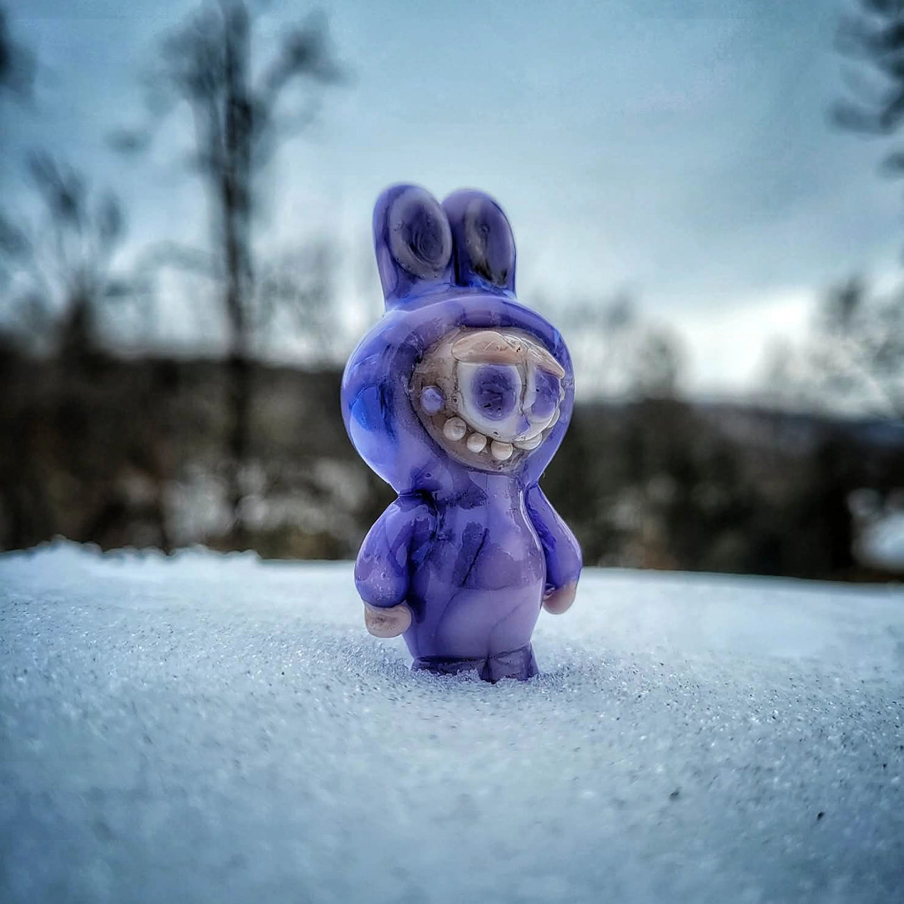 "Luck Lapufpuf" Pivot Tip By Tammy Baller Glass